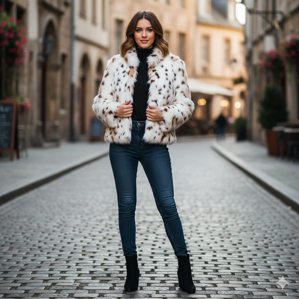 Gemmis - Pelliccia Leopardato Chiaro NEW