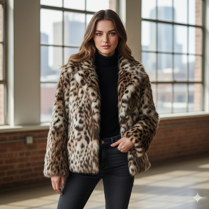 Gemmis - Pelliccia Leopardato Scuro NEW