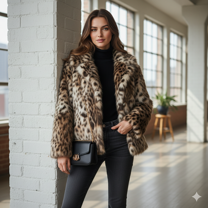 Gemmis - Pelliccia Leopardato Scuro NEW