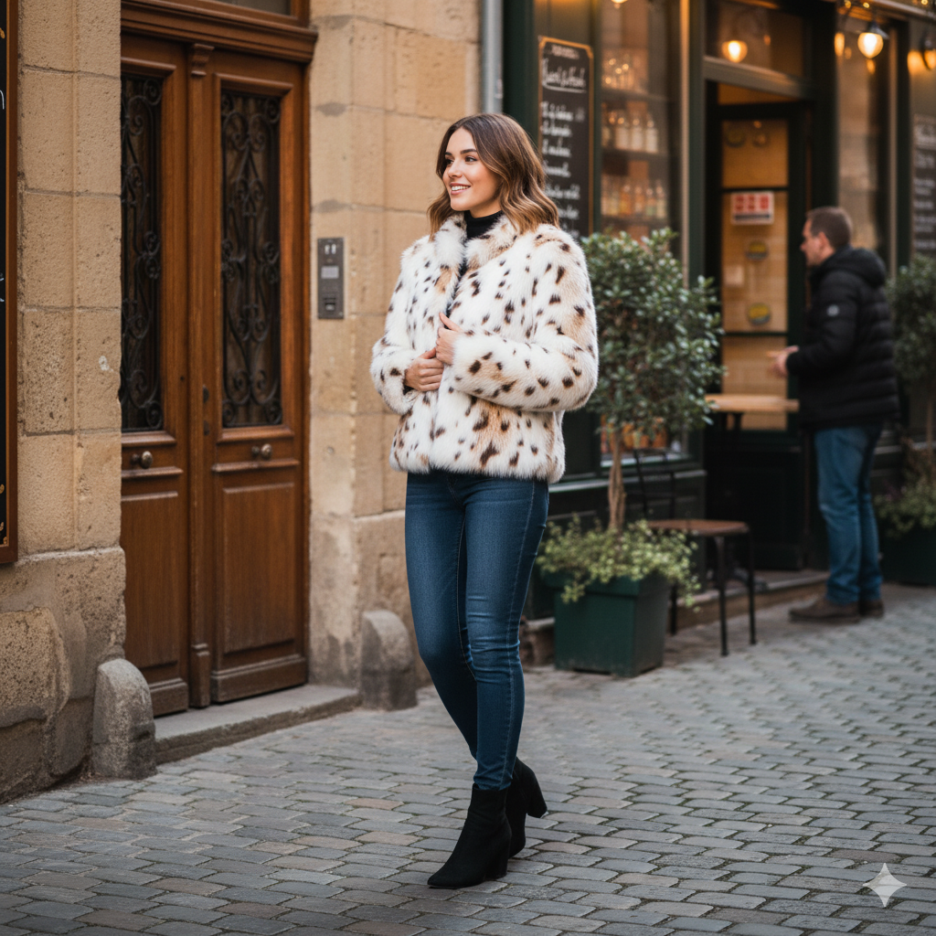 Gemmis - Pelliccia Leopardato Chiaro NEW