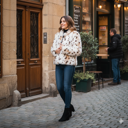 Gemmis - Pelliccia Leopardato Chiaro NEW