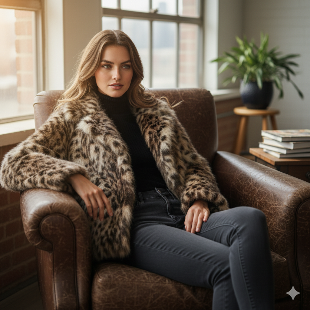 Gemmis - Pelliccia Leopardato Scuro NEW