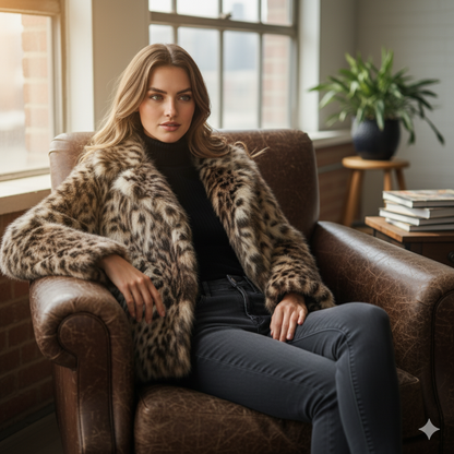 Gemmis - Pelliccia Leopardato Scuro NEW